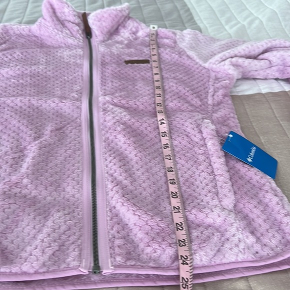 NWT ( Columbia) Ladies fleas jacket size L light, pink color - Picture 15 of 17